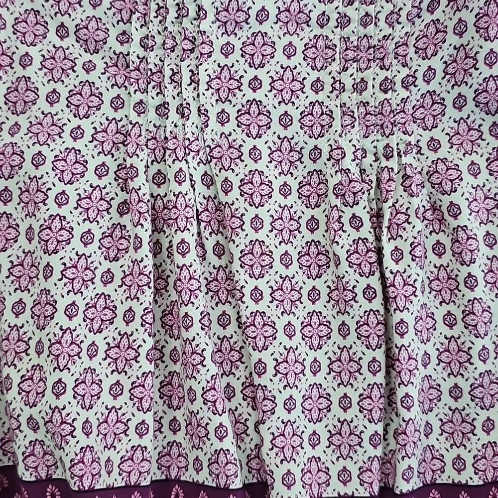 Old Navy Baby Girl Floral Dress – Pink Paisley Border Boho Style